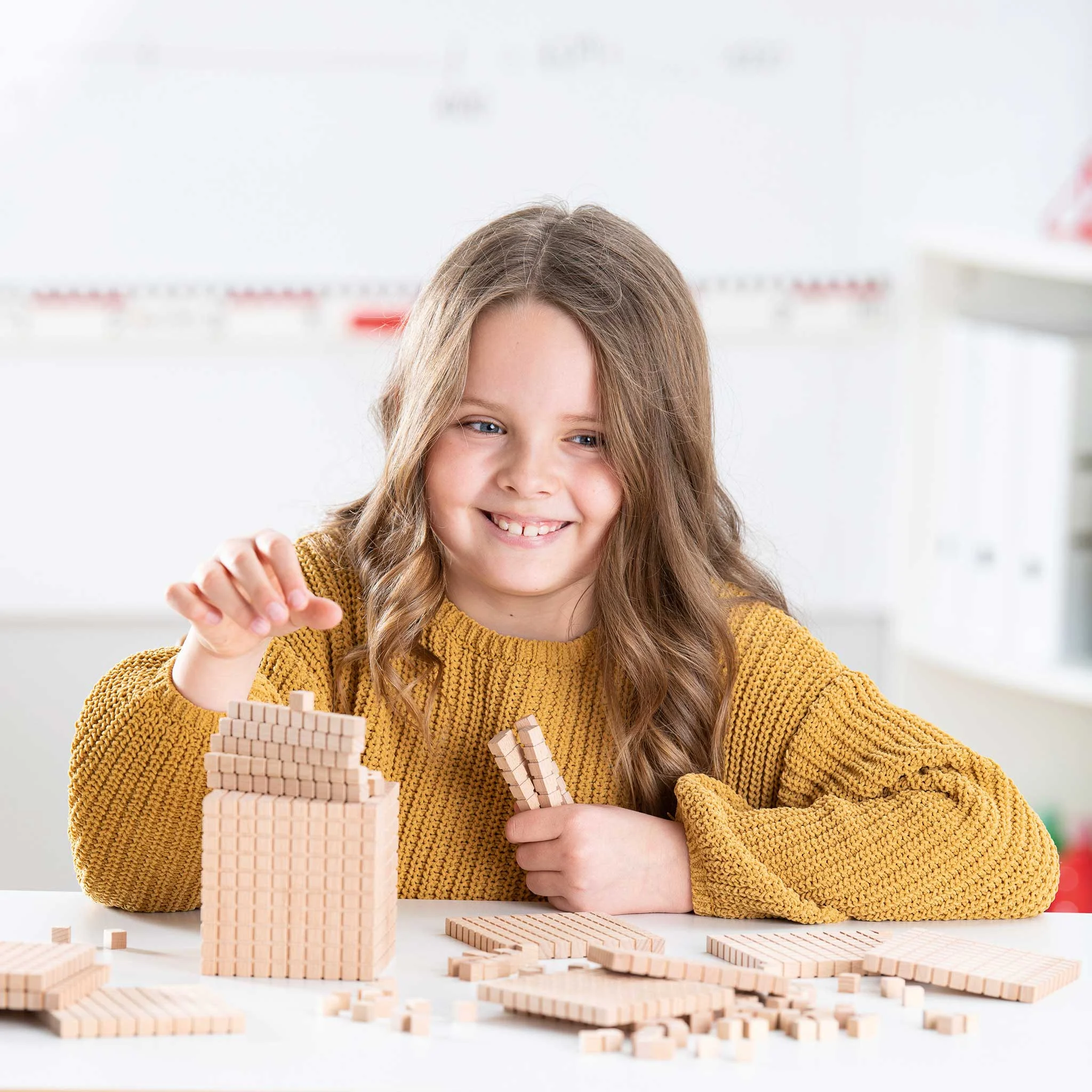 Holzbausteine, Konstruktionselemente, Holzspielzeug, Bausteine, Kinderkonstruktion