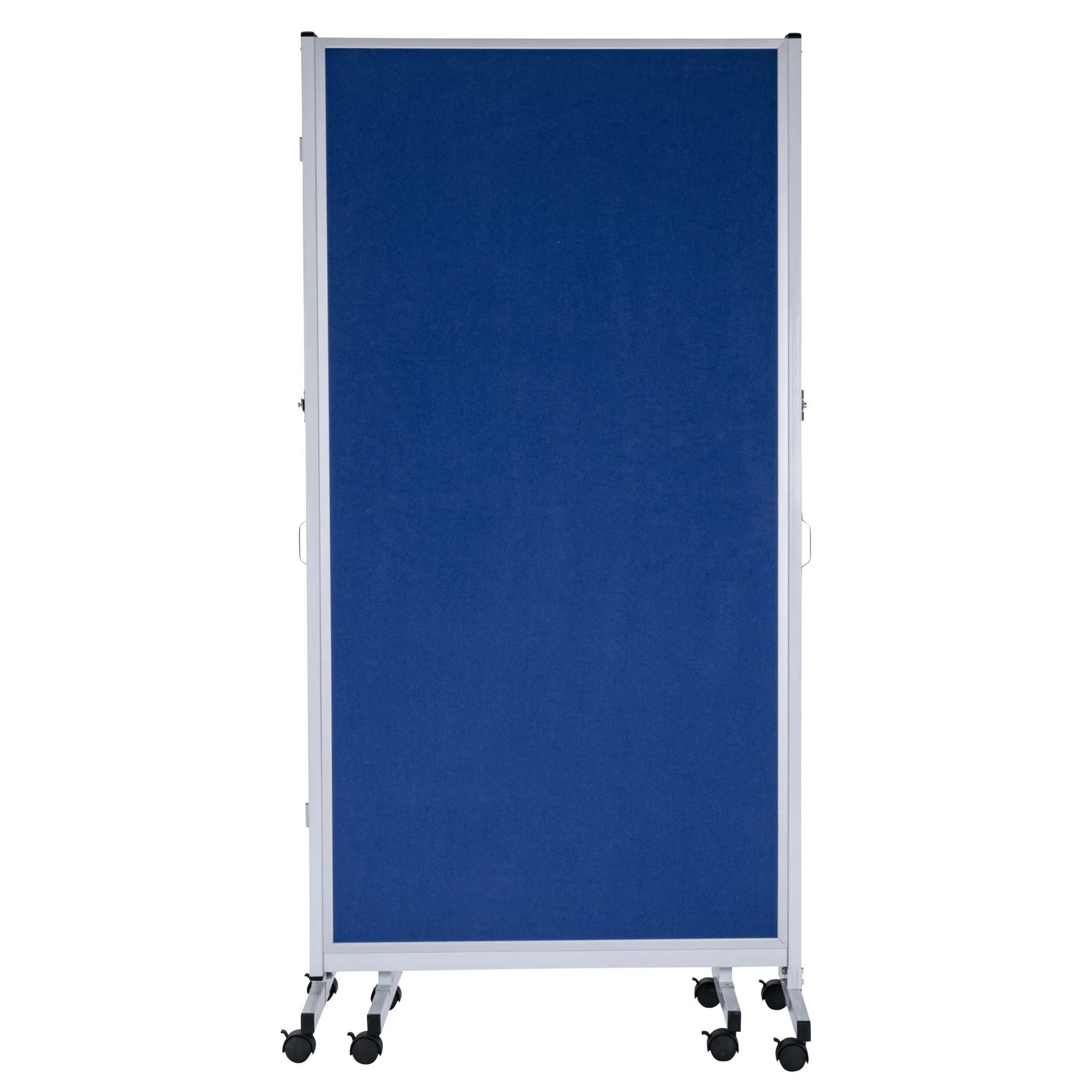 Pinnwand, Mobile Trennwand, Magnettafel, Blaue Pinnwand, Rollbares Board