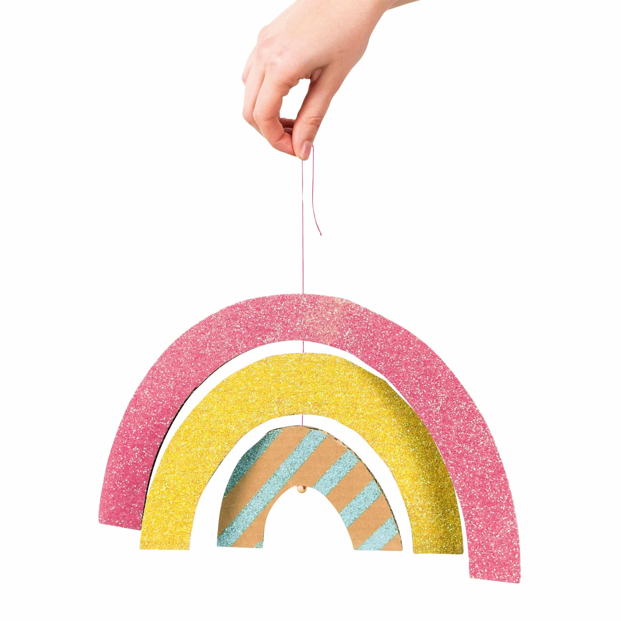 Regenbogen, Girlande, Glitzer, Dekoration, Kinderzimmer