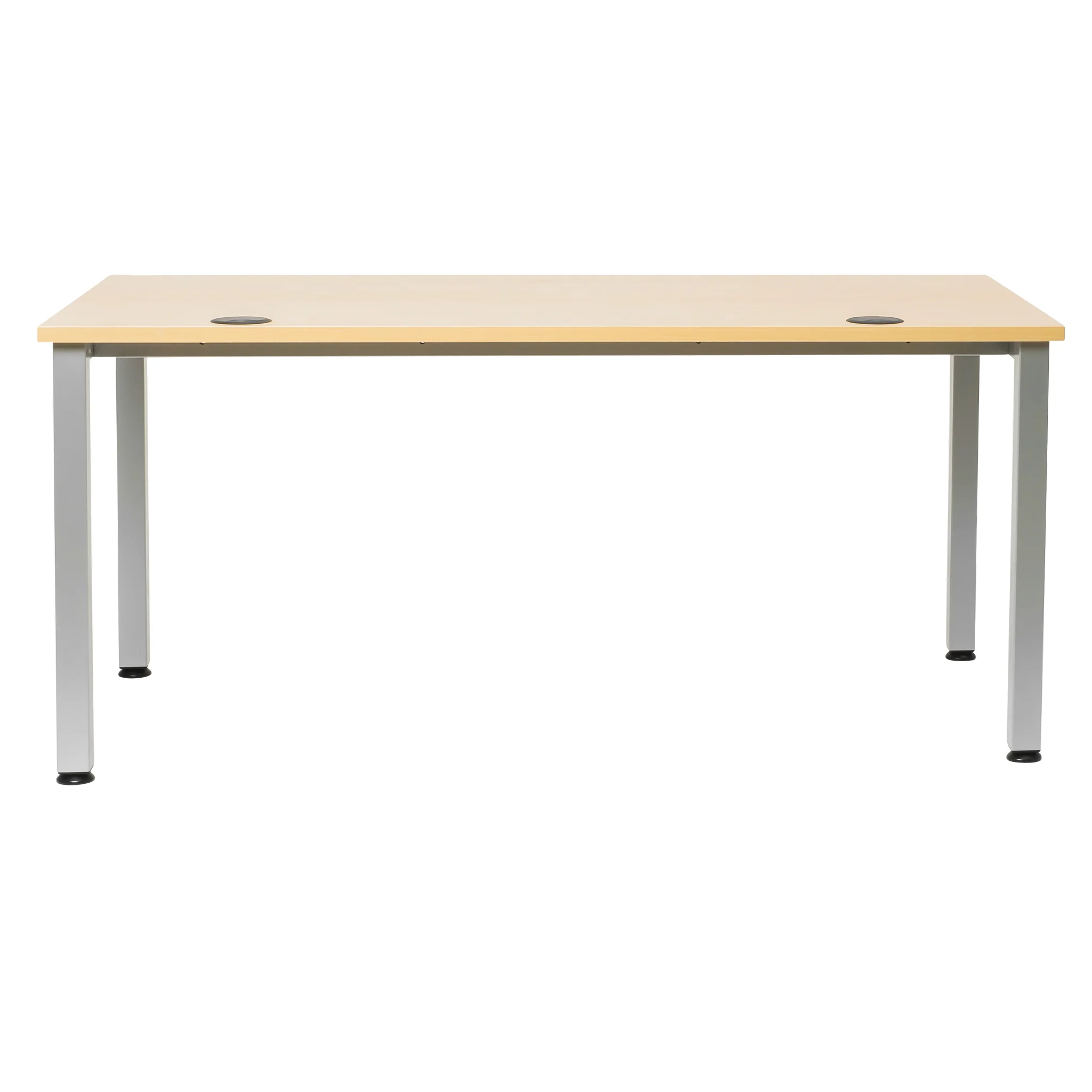 Flexeo® Schreibtisch, Breite: 160 cm, Buche hell