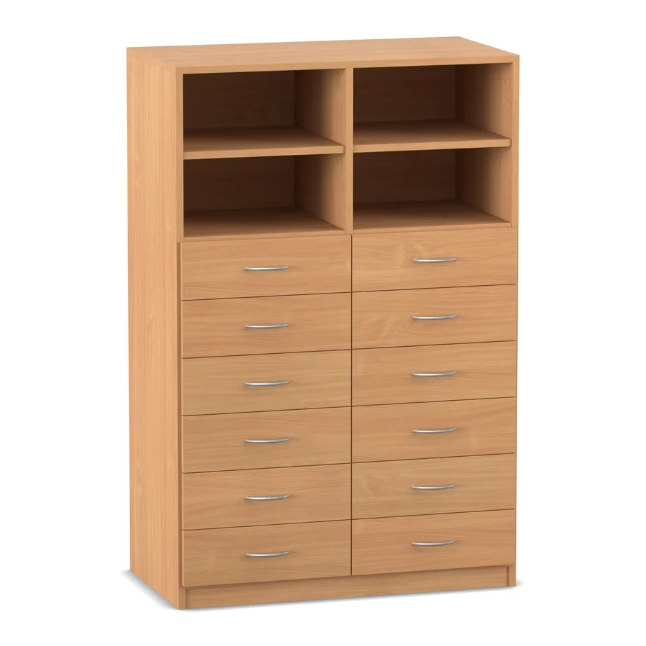 Küchen-/Wohnzimmer-Board, Schränkerauszug, Schubladen, Holzlaminat, Regal mit Schubladen