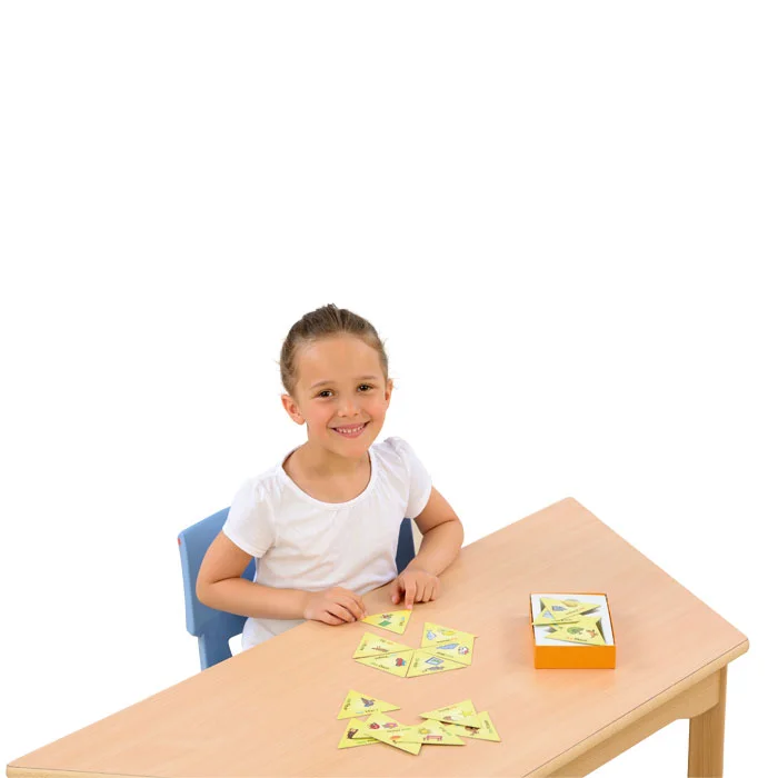 Kind, Tisch, Karten, Spiel, Bildung
