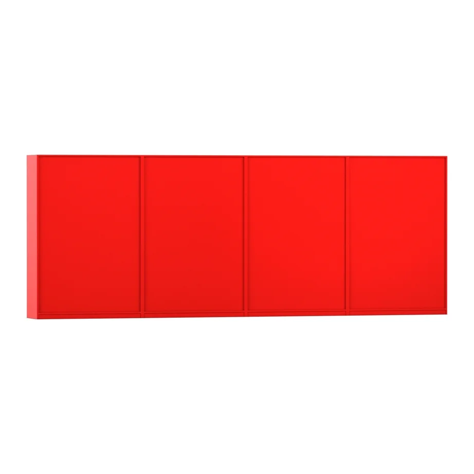 redes kabinet, modulares schrank, wandregal, vier türen, flache paneel