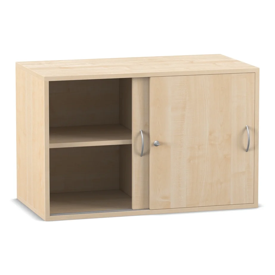 Sideboard, Schrank, Zweitürig, Holz, zwei Regale