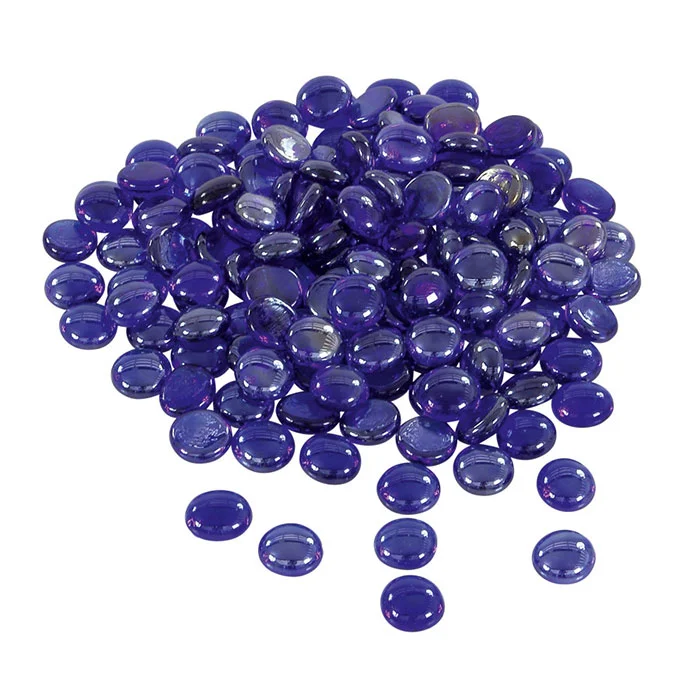 Glasnuggets, blau