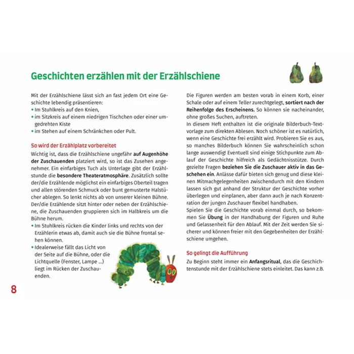 Bildbeschreibung, Theaterstück, Erzählerische Schiene, Kinderbuch-Textvorlage, Erzählaufbau