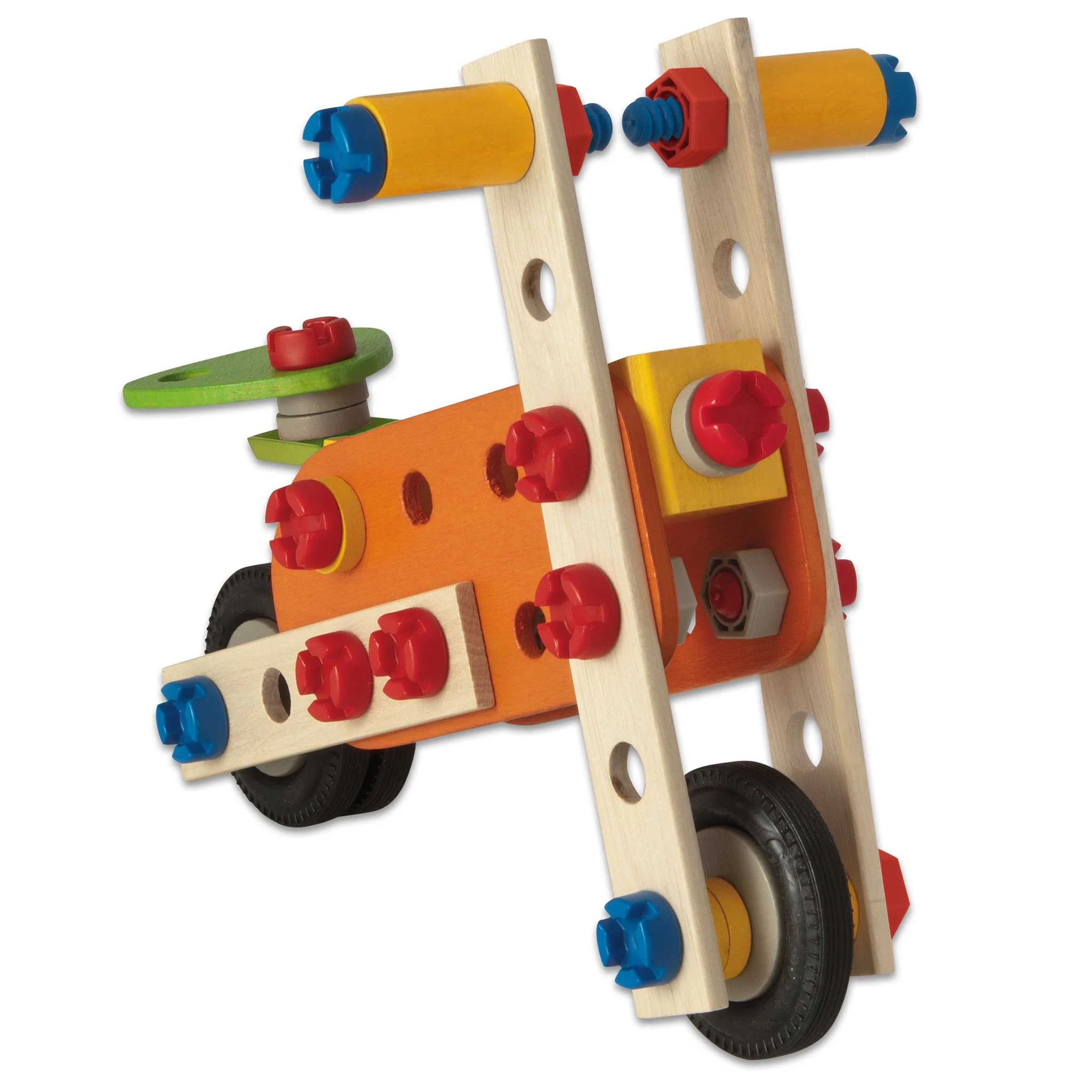 Holzbausatz, Konstruktionsspielzeug, Holzspielzeug, Baukasten, Konstruktionskit