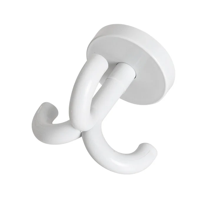haken, Kleiderhaken, Wandhaken, Doppelhaken, weiß