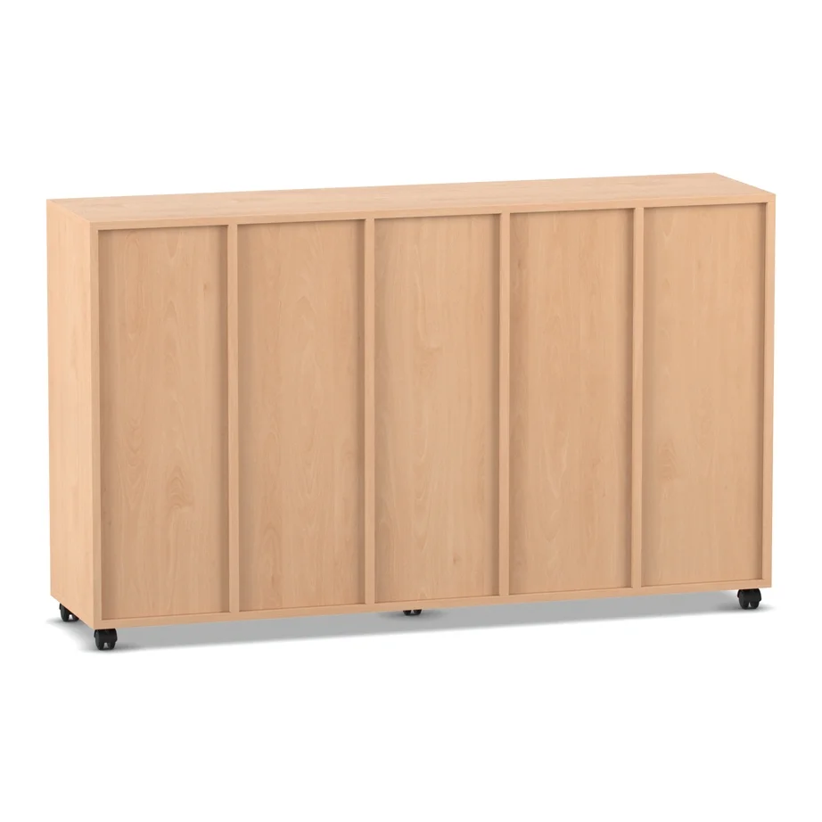 Wandregal, Schrank, Holz, Rollregal, Mobiles
