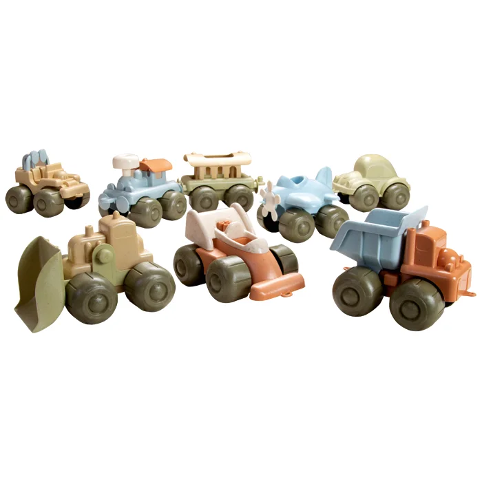 Fahrzeug-Set aus Bio-Kunststoff