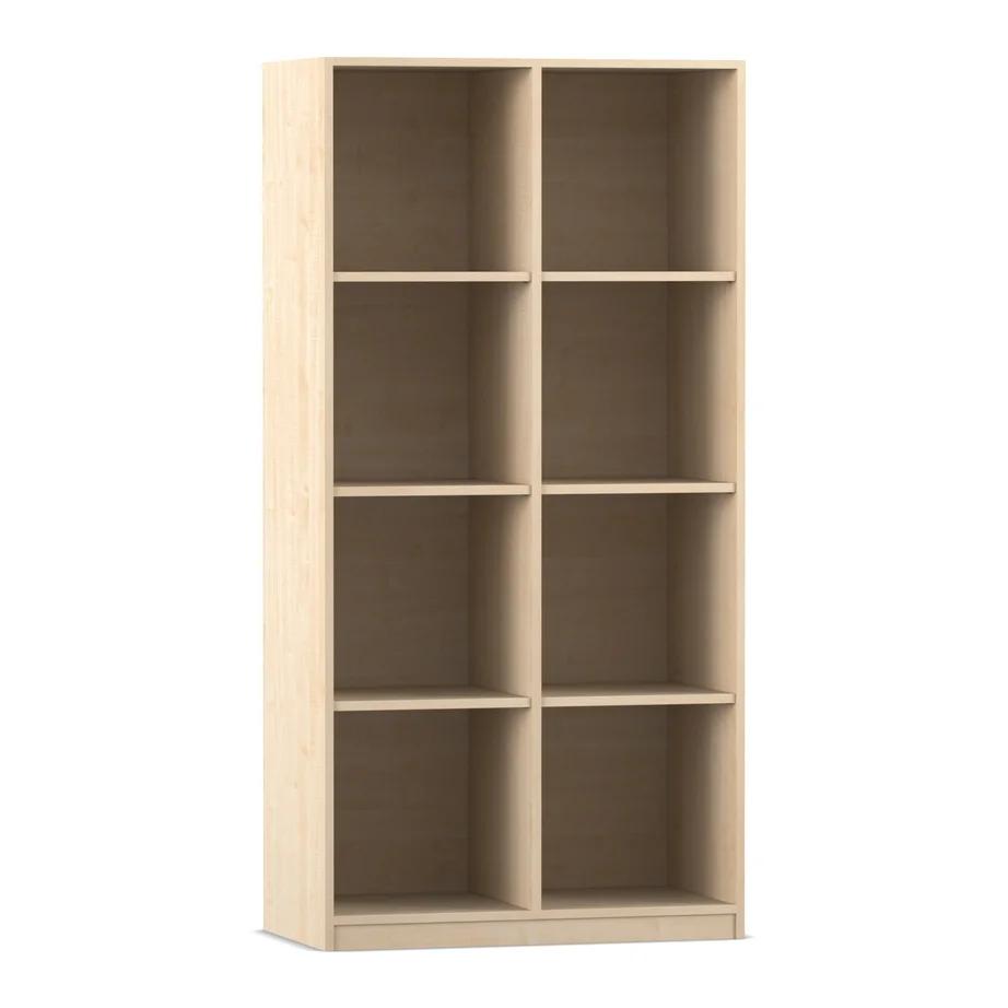 Regal, Bücherregal, Holzregal, Schrankregal, Regal-6 Fächer