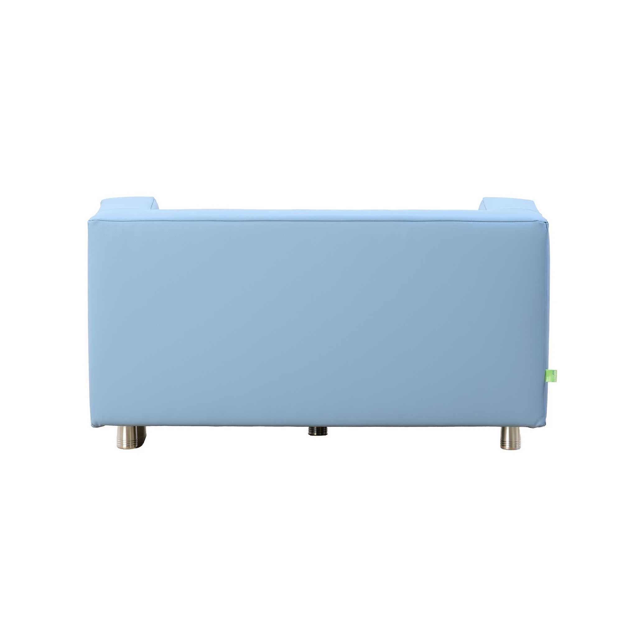 Sofa, Sitzbank, Blau, Bezug, Beinhoehe