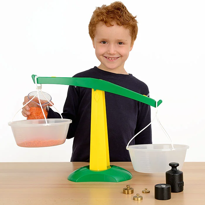 Kinderspielzeug, Waage, Balance, Gewichte, Spielwaage