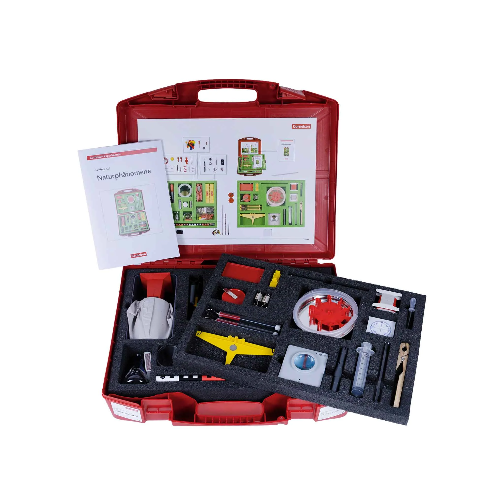 Schülerkit, Naturphänomene, Experimenten-Set, Praktische Lehrmittel, Koffer-Set