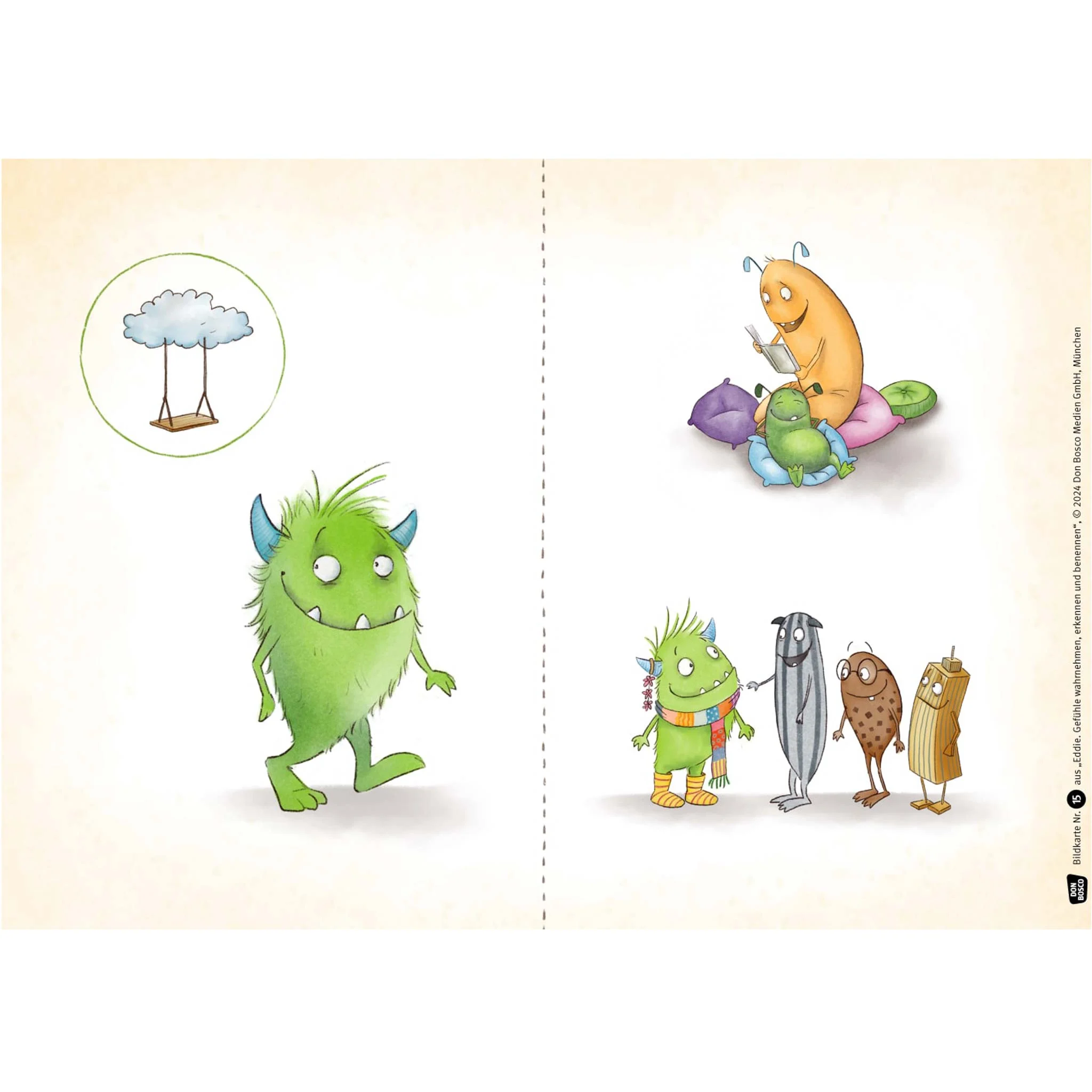 Wortbildschirm, Monstron, Wespe, Kreaturen, Bildseite
