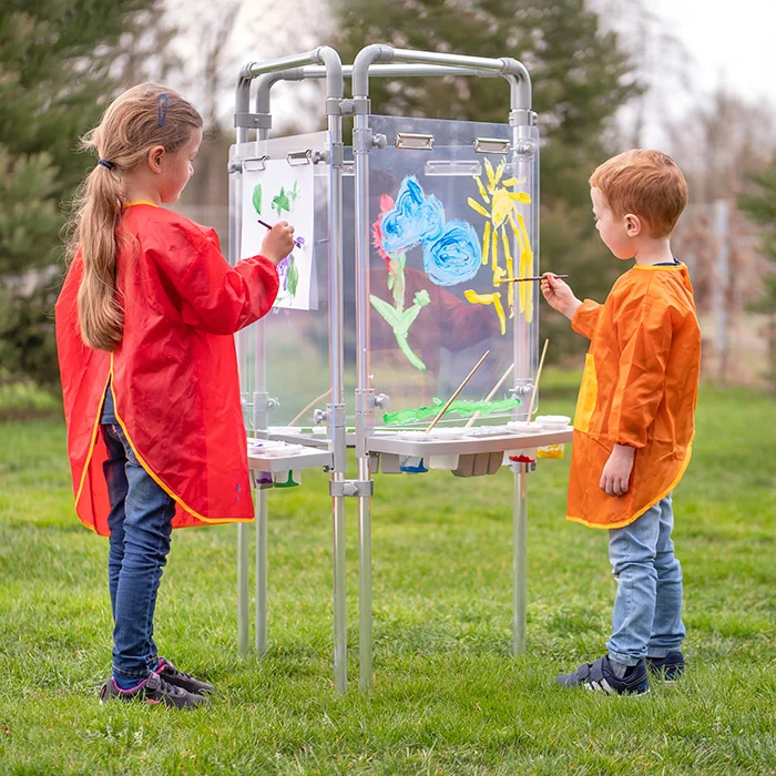 Kunstprojekt, Malereimer, Outdoor-Künstlerbox, Kinderatelier, Pinselset