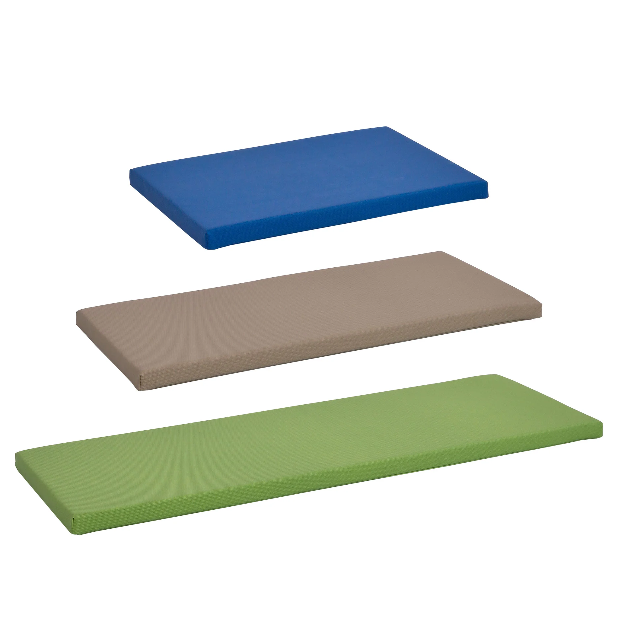 matte, auflagen, schaumstoff, drei-farben, kissenboden