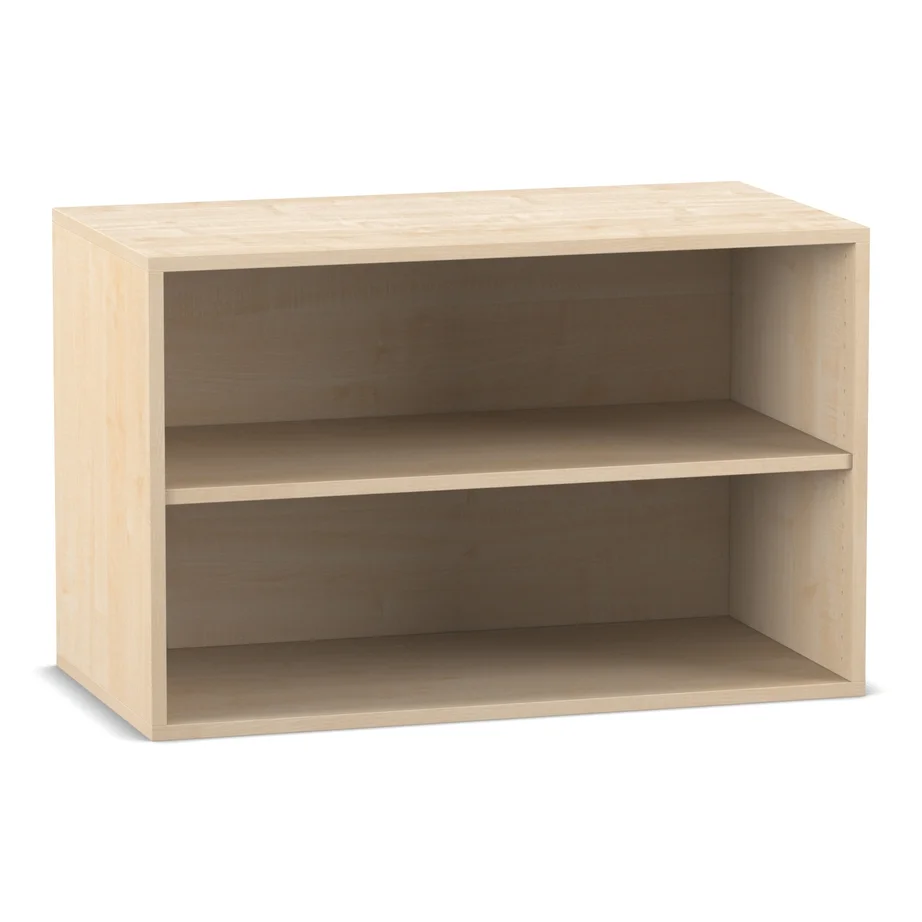 Regal, Holzregal,  offenes Regal, zweigeteiltes Regal, Holzregal
