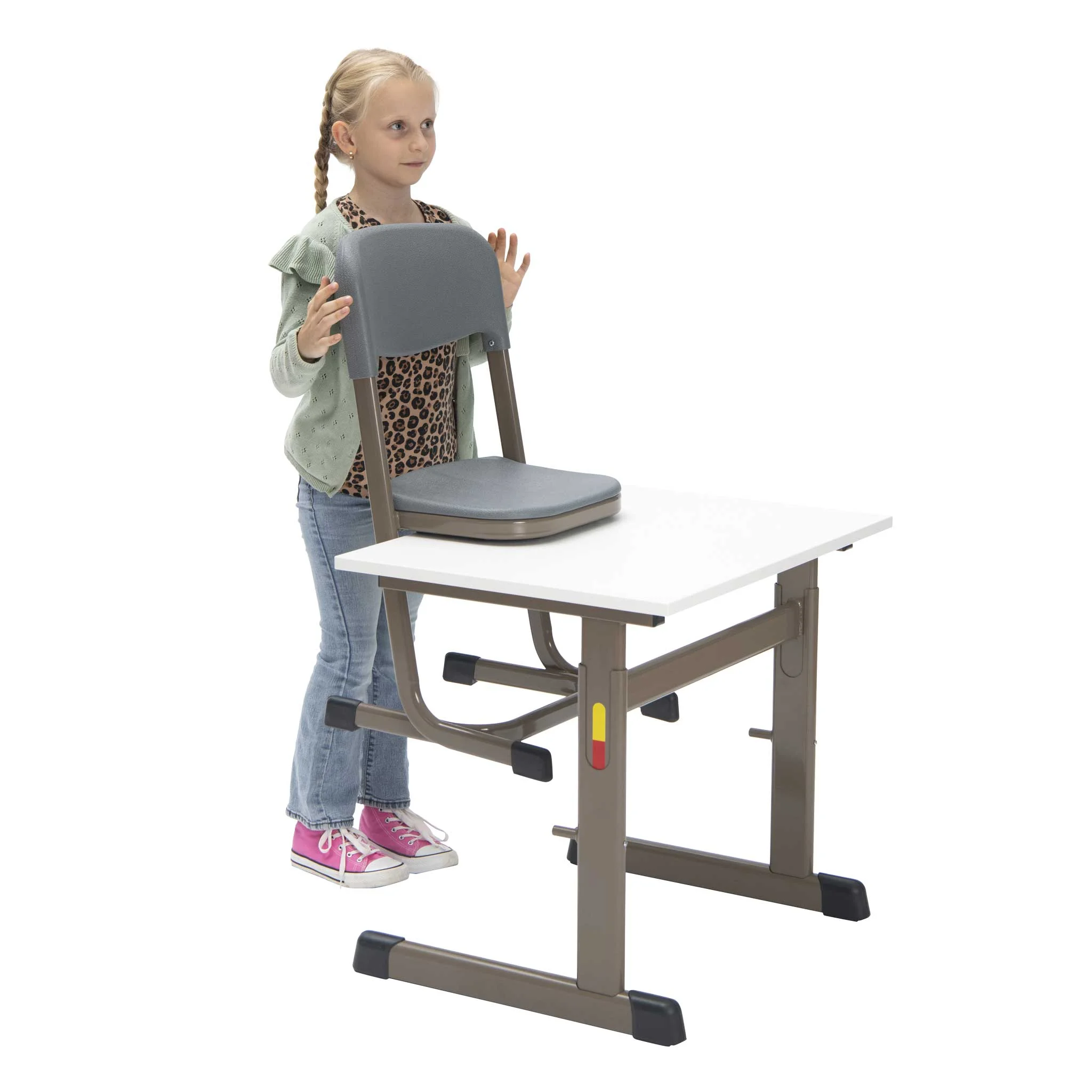 Schulstuhl, Schreibtischstuhl, Kinderstuhl, Schreibtisch, hochklappbar