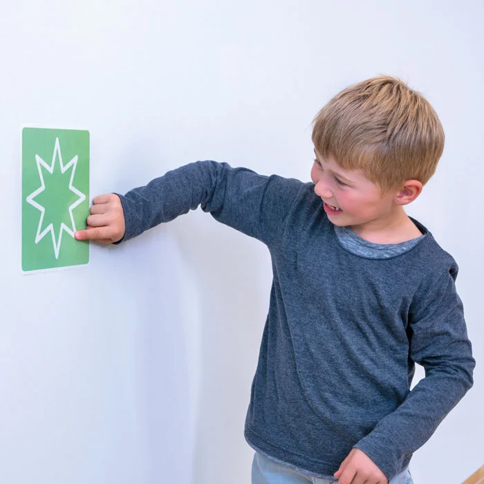 Schwungübungen zur Schreib-Vorbereitung, Schwungübungen im Quadrat, 7 Motive im Set