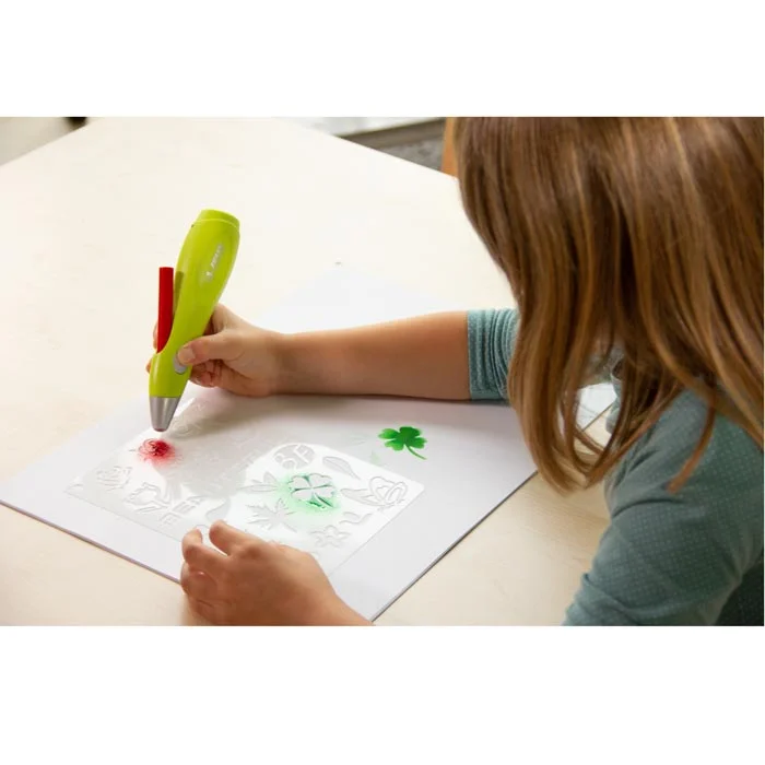 3D-pen, Klebestift, Stempel, Schneidewerkzeug, Kunstprojekt