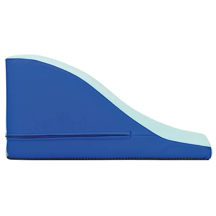 Slip-on, Blau, Wedge-Heel, Formgepresster Absatz, Flache Sohle