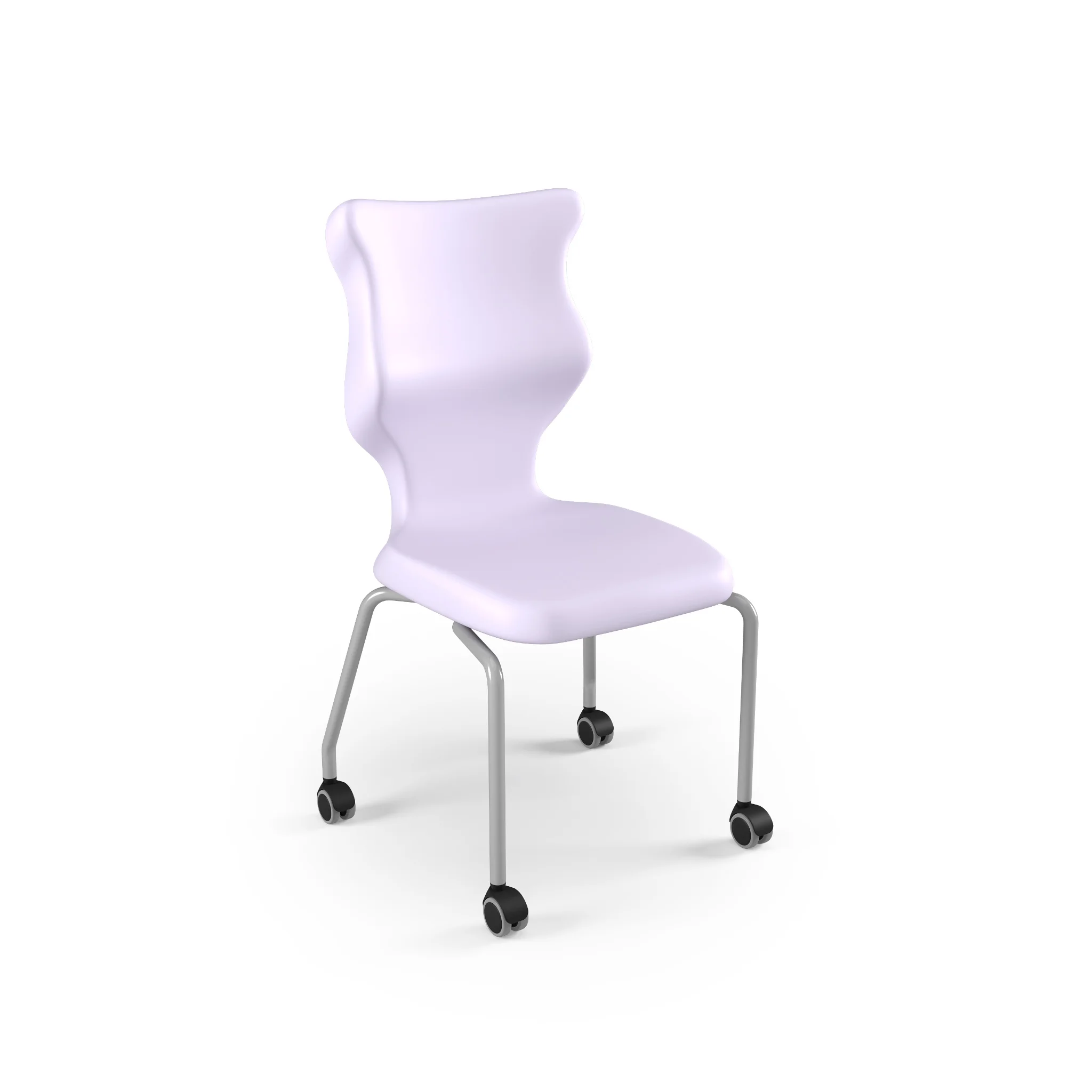 Stuhl, Sessel, Kantinestuhl, Rollenstuhl, lila