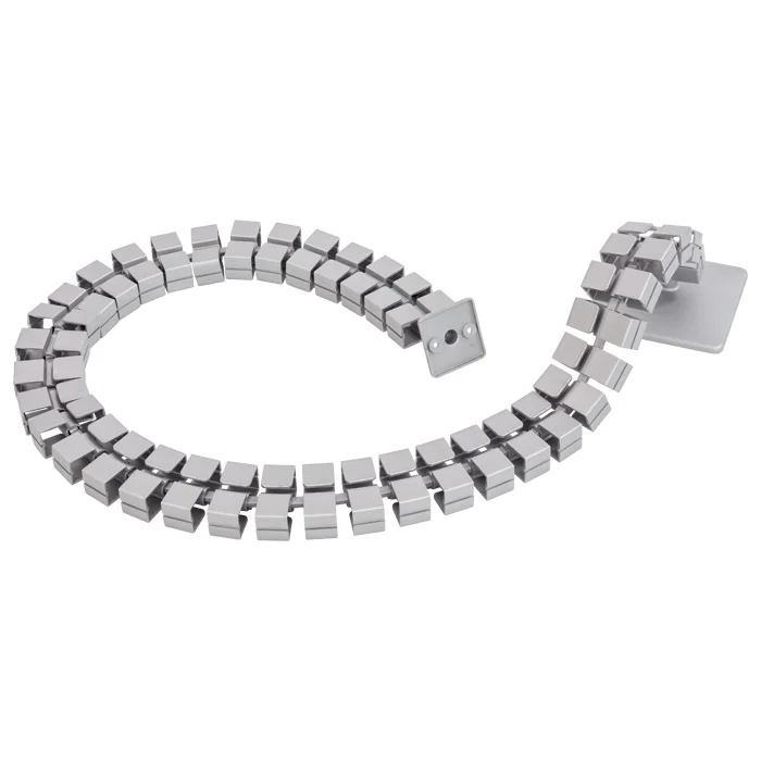 Schlauch, Spirale, Metallquader, Edelstahl, flexibel