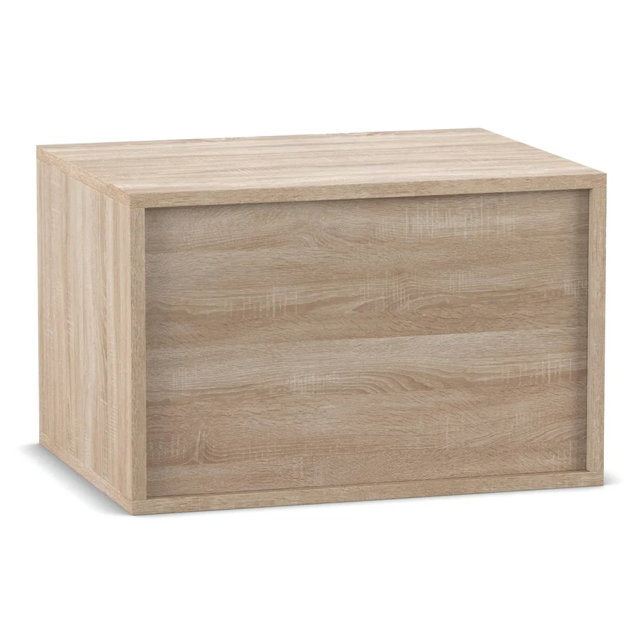 Schreibtisch, Kasten, Holzoptik, Oak, Schublade
