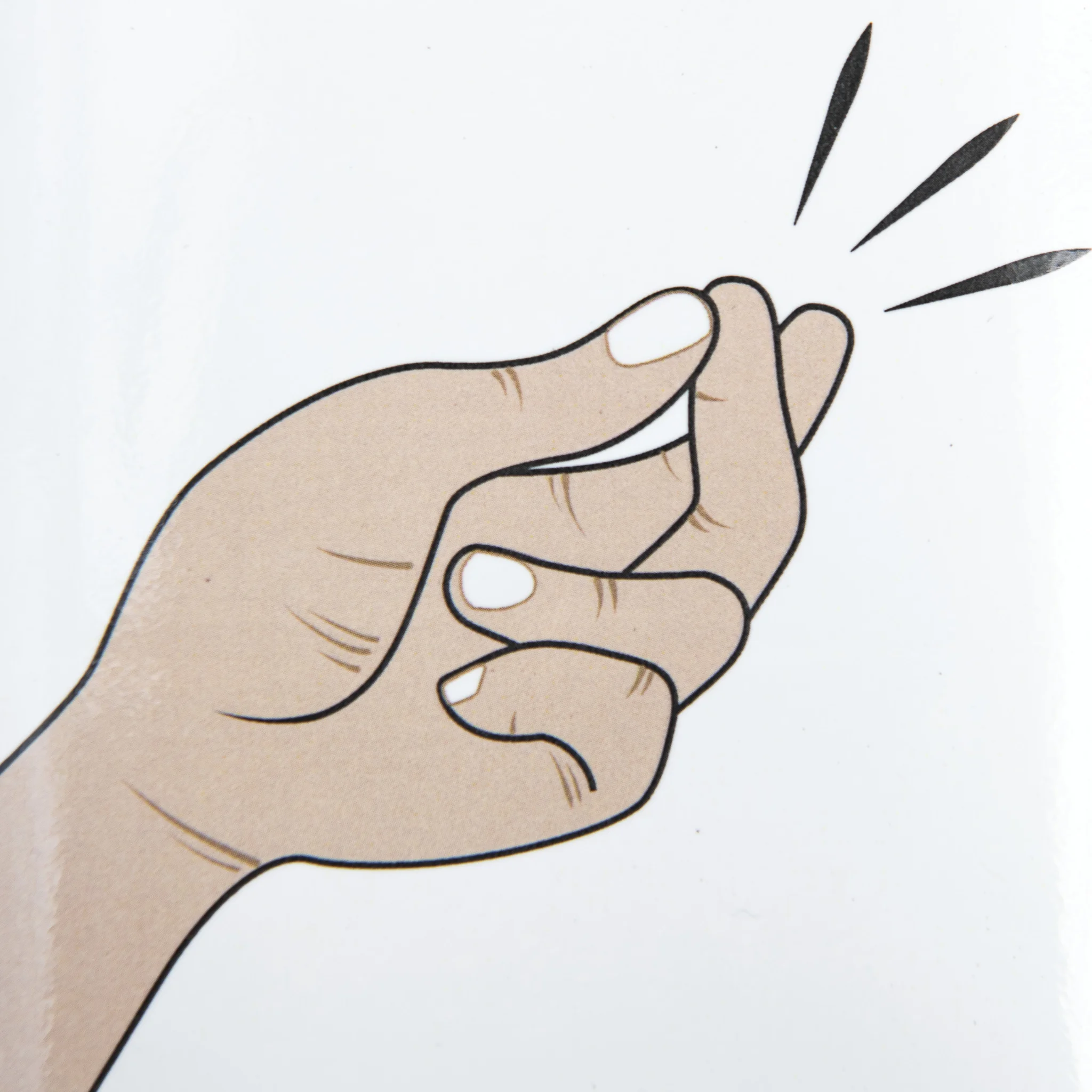 Finger, Finger-Geste, Fingerglied, Rille, Reibungspunkt