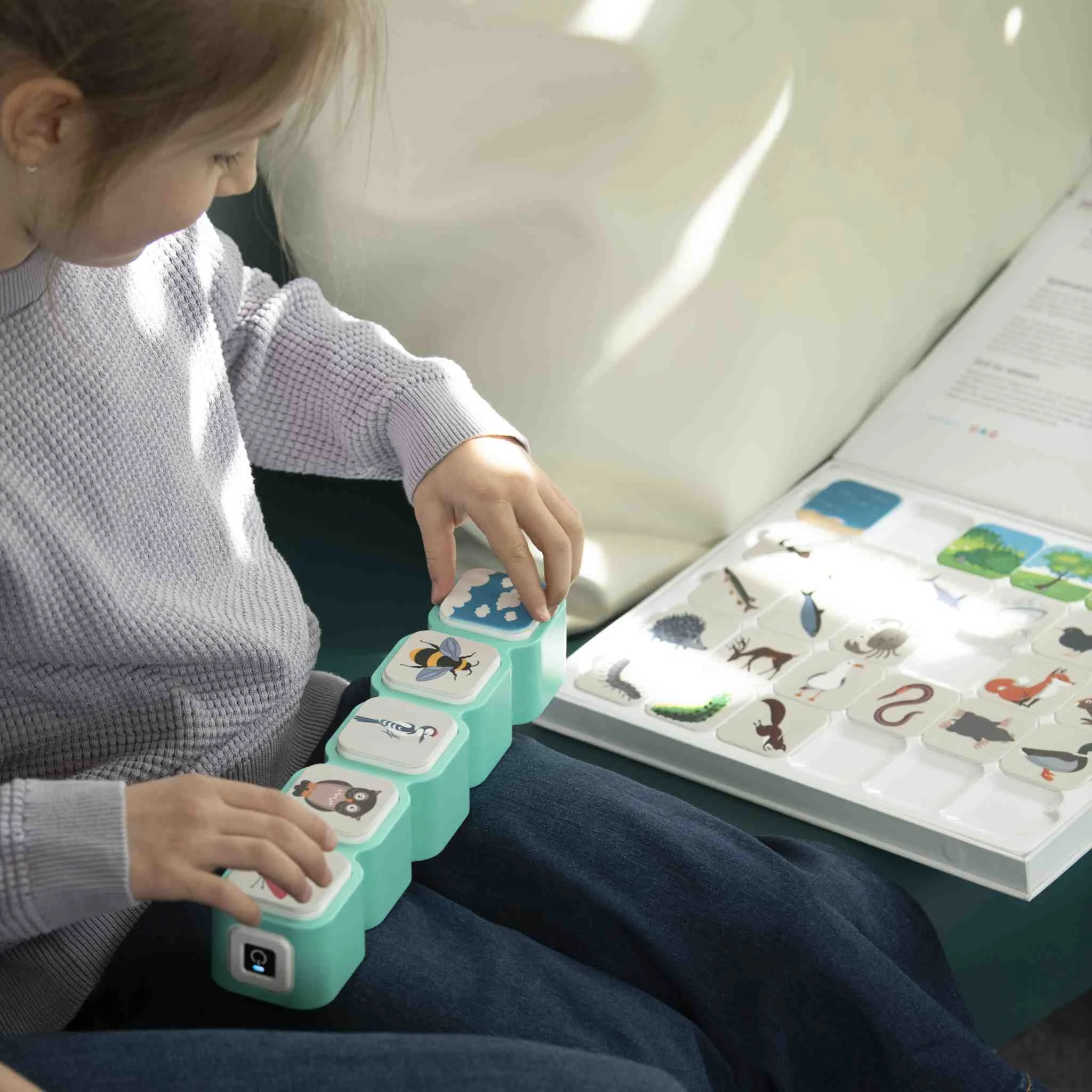 Kartenstapel, Tiermotive, Tiersticker, Spielkarte, Lernspielzeug