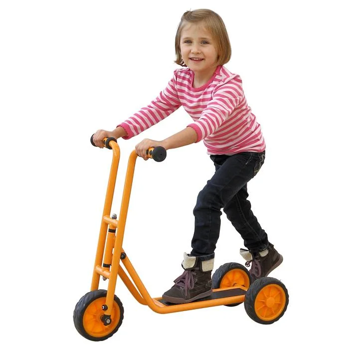 Kinderrolle, Scooter, 3-Rad, Orange, Strapazierfähige Räder
