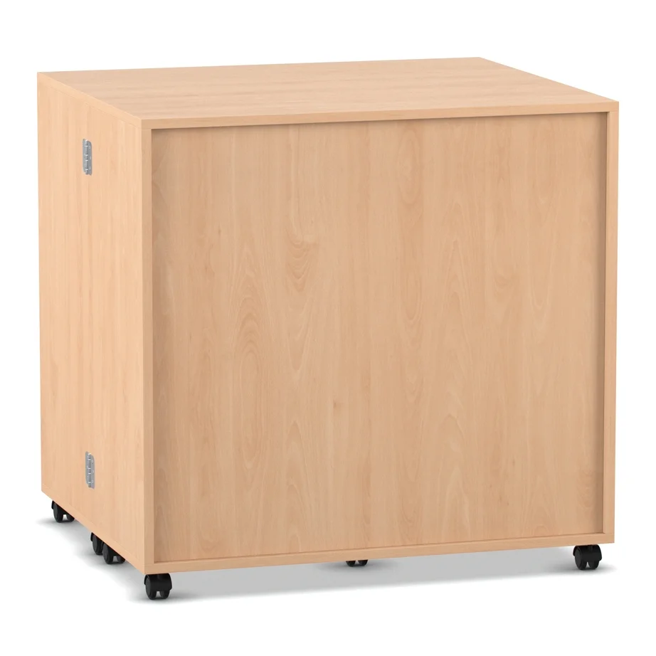 Küchenschrank, Unterschrank, Holzoptik, Rollhocker, Kleiderschrank
