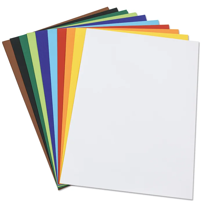 Farbenpapier, buntes Papier, leere Blätter, mehrfarbiges Papier, Konstruktionspapier