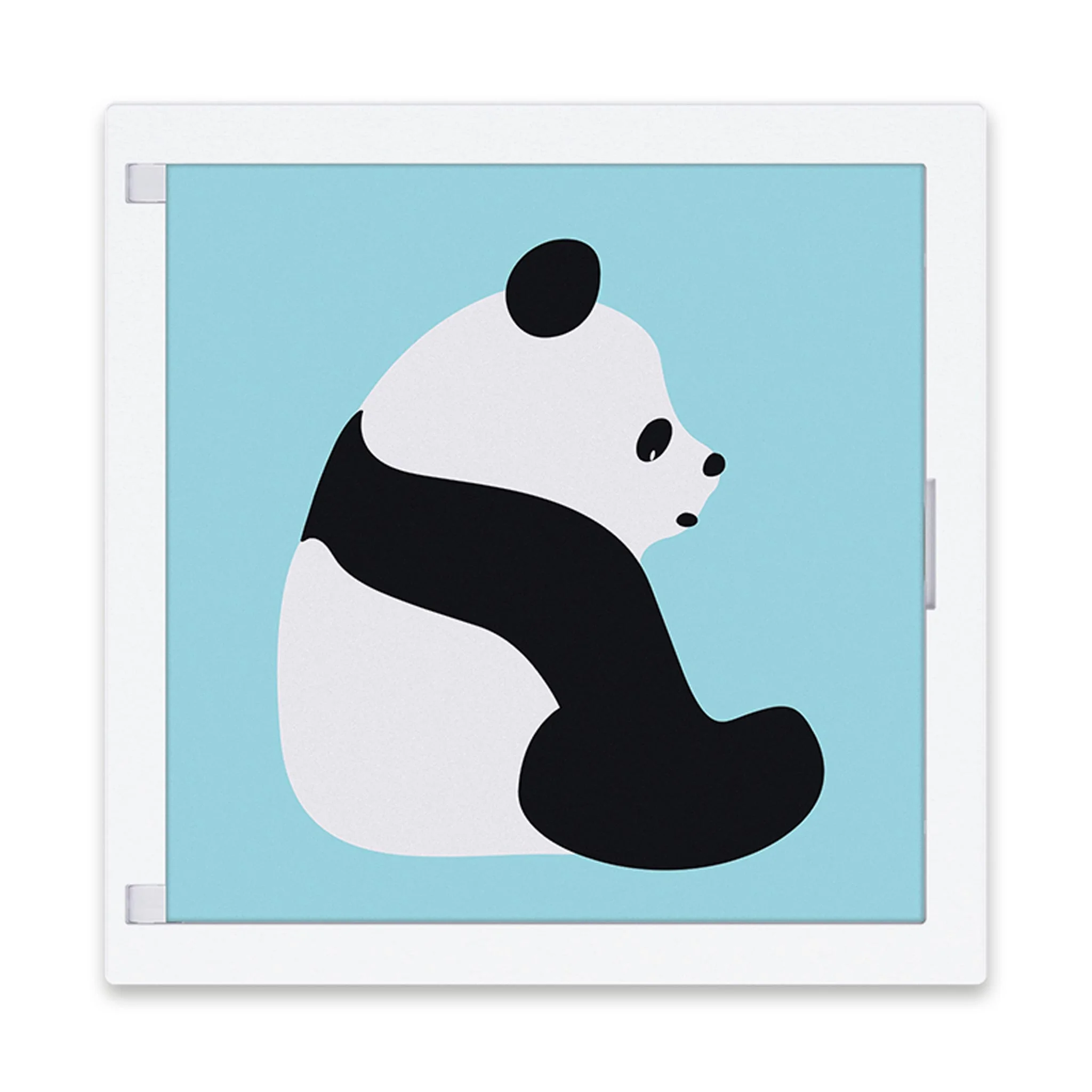 Panda-Poster, Kunstdruck, Tiermotiv, Bambus-Design, Panda-Illustration
