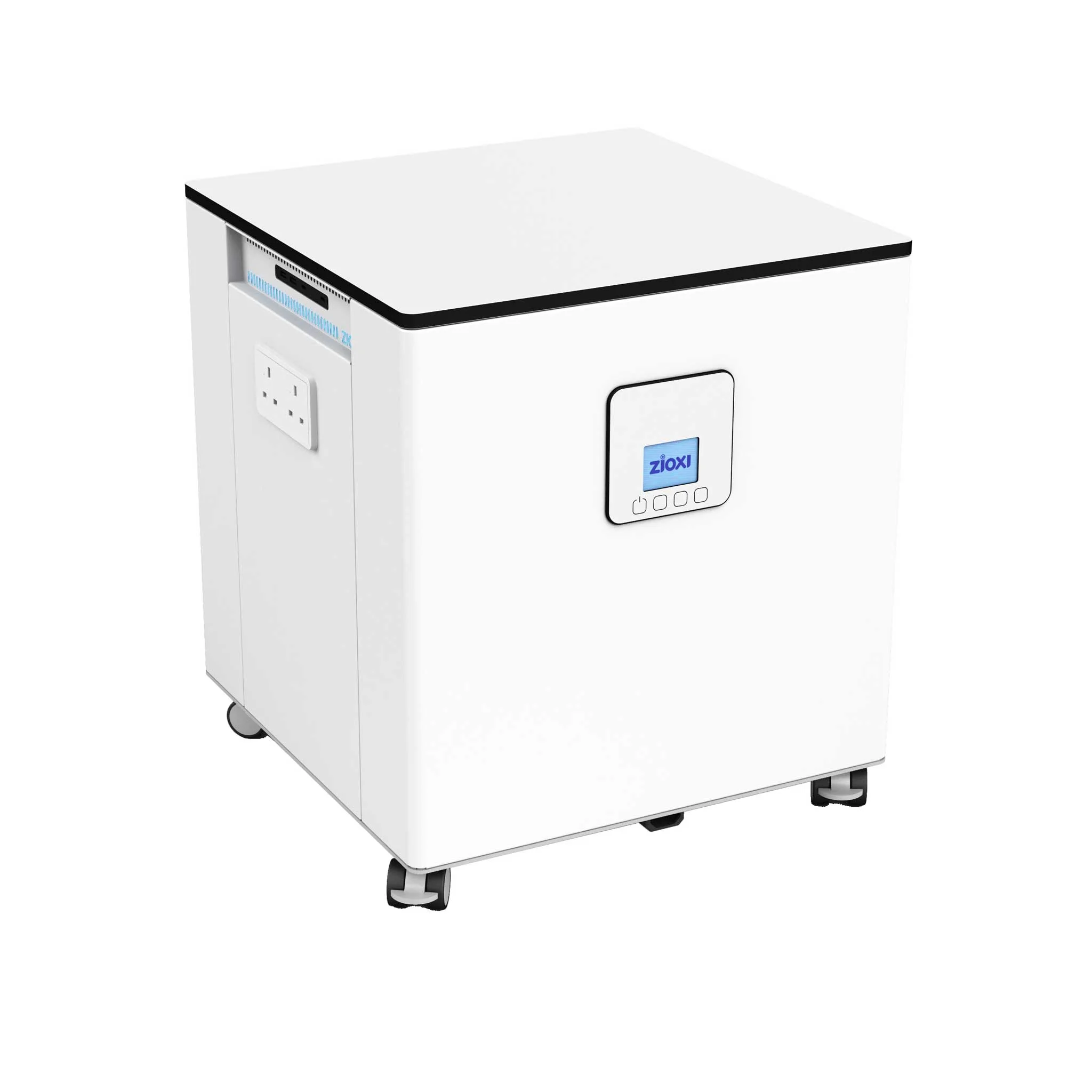Kühlschrank, Kühlbox, Mobil, Rollen, LED-Display