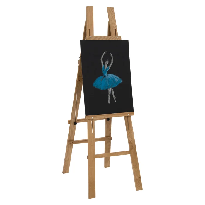 Staffelei, Kunstwerk, Kreidezeichnung, Tänzer, Schwarzboard
