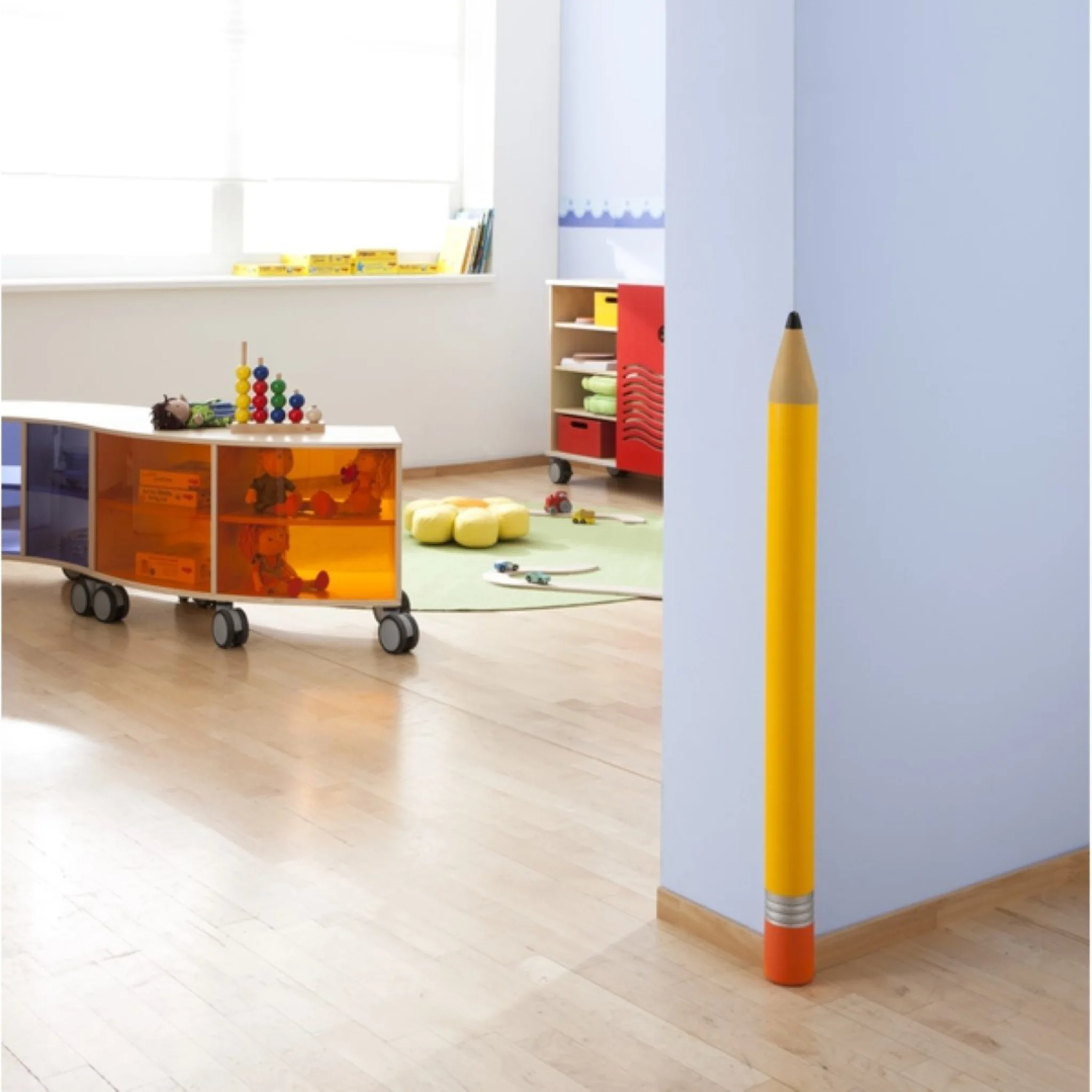 Kinderzimmer, Spielzeugwagen, Puzzlespielzeug, Kinderzimmermöbel, Kita Spielzimmer