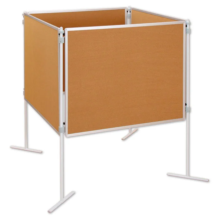 Trennwand, Arbeitsplatztrennwand, Bürotrennwand, Korkplattenwand, Stahlrahmen