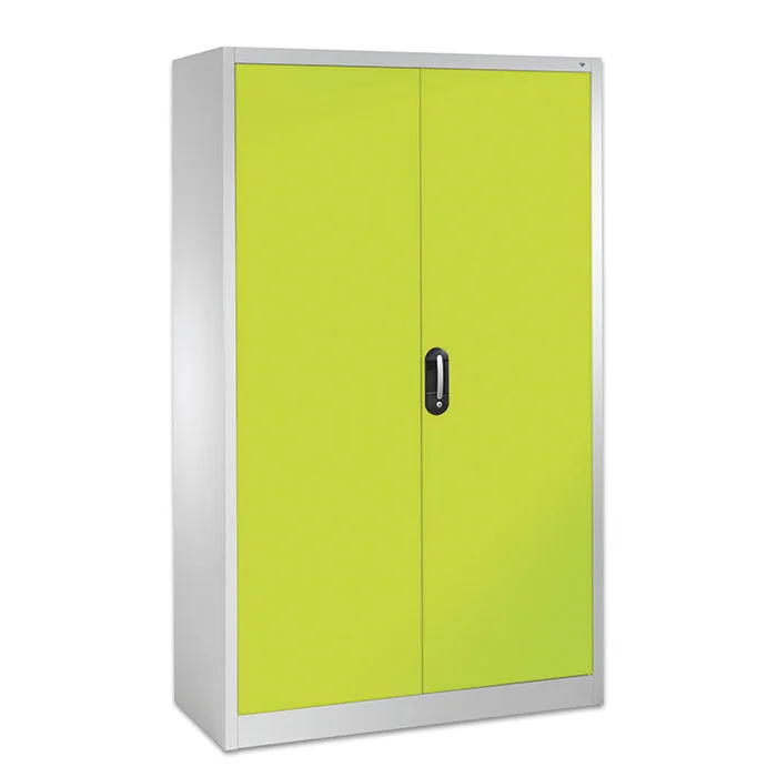 Schrank, Metallstahl, Zweiflügelig, NeonGelb, Schranktür