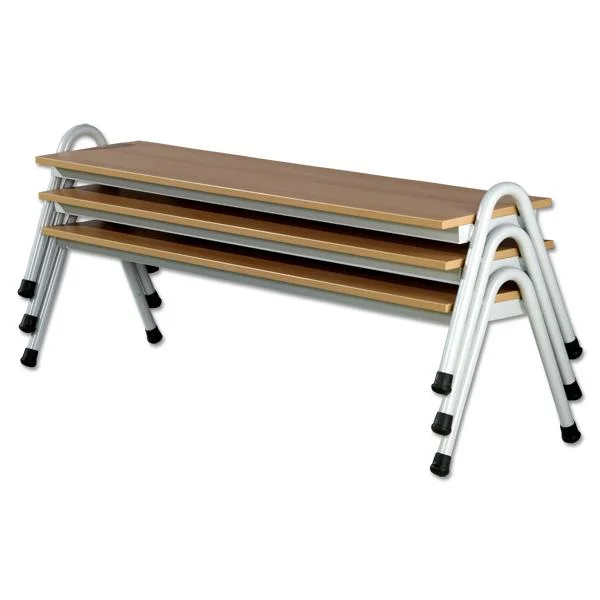 Stable Leiter, Arbeitsplattform, Falttreppe, Stahlrahmen, Hartholzoberfläche