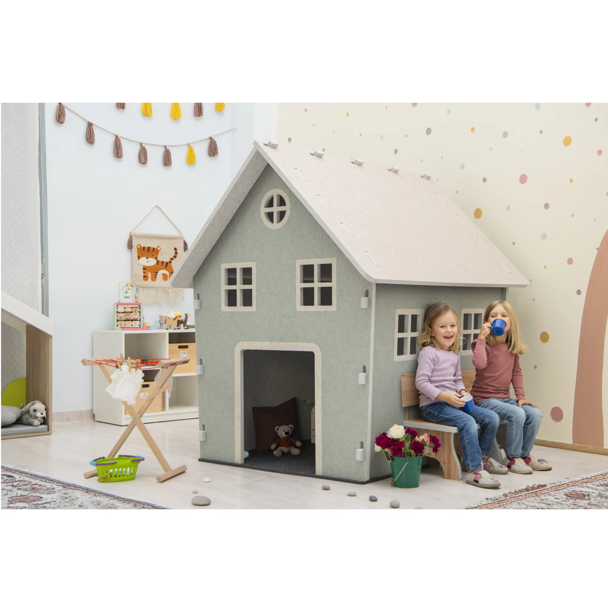 Kinderhaus, Spielhaus, Kletterhaus, Holzhaus, Kinderzimmer