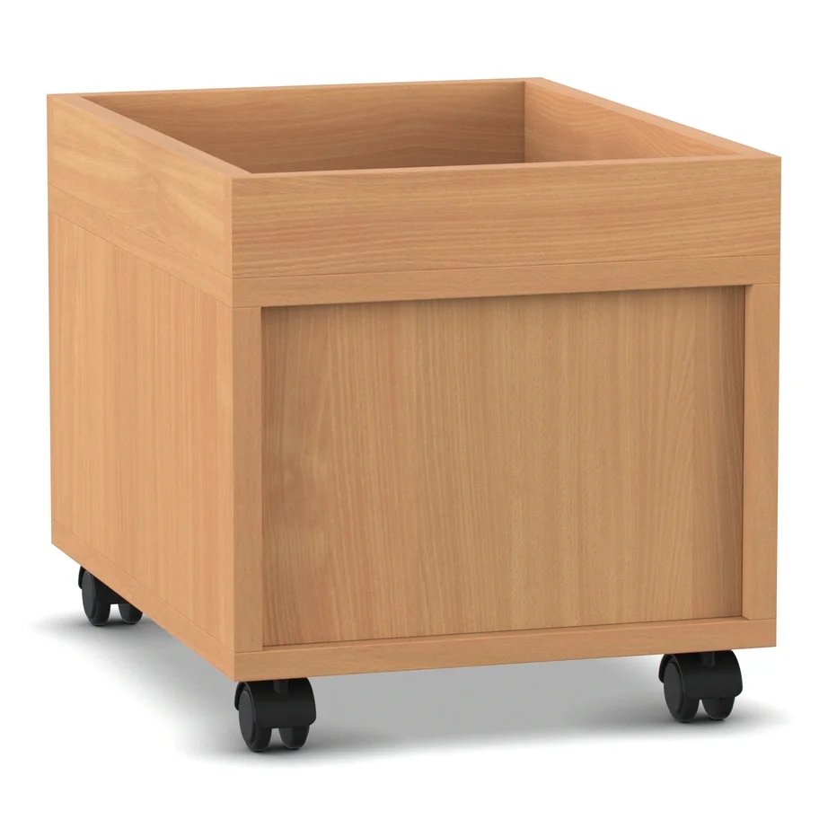 Holzkasten, Küchenwagen, Rollwagen, Mobilbox, Holzoptik