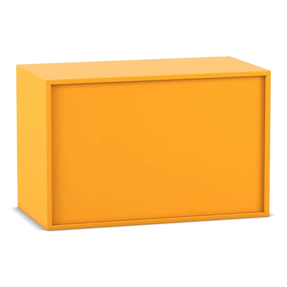 Schrank, Aufbewahrung, orange, klein, matt