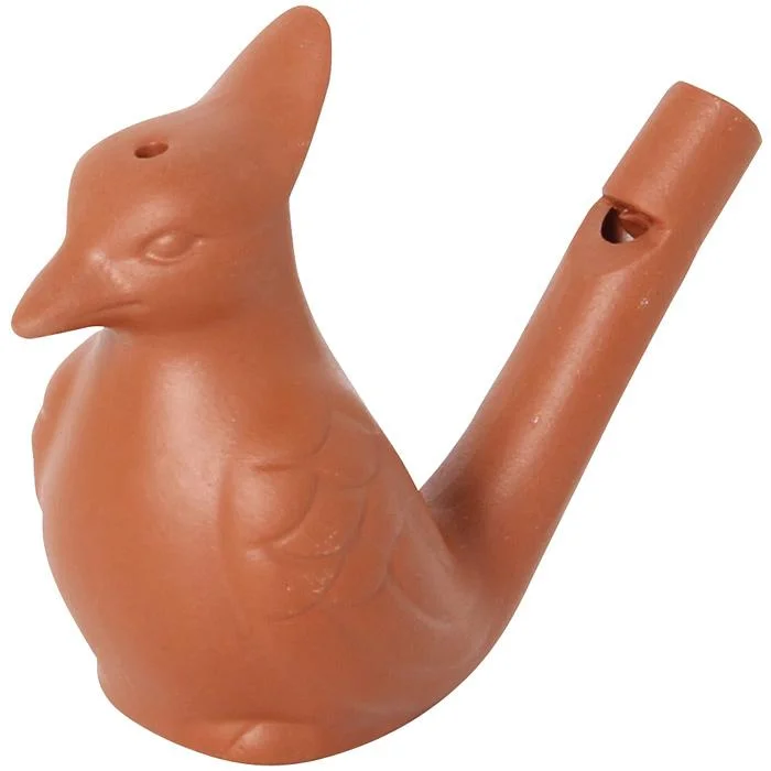 Vogelfigur, Ton-Ton-Orange, Kleiner Kunststoff, Raven/ Vogelfigur, Tierform