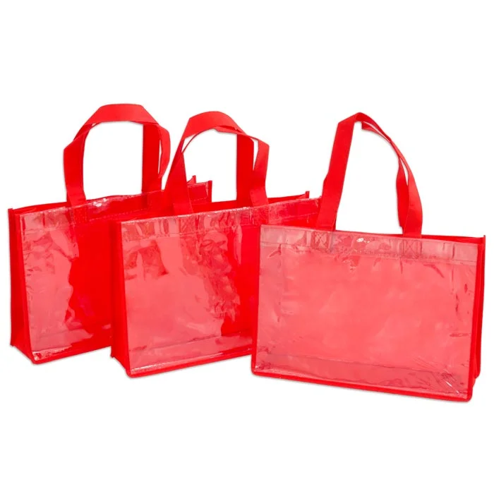 Tote Tasche, Rote Tasche, Non-Woven, Einkaufstasche, Wiederverwendbare Tasche