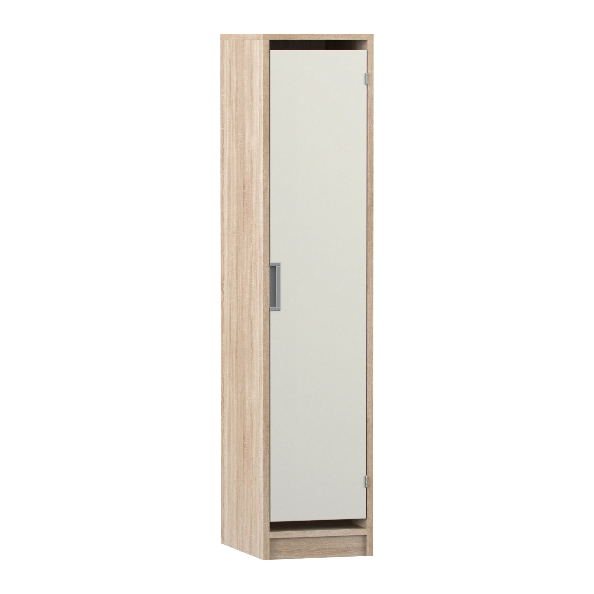 Schrank, Hängeschrank, Korpus Holzoptik, Spiegeltür, Geräumig