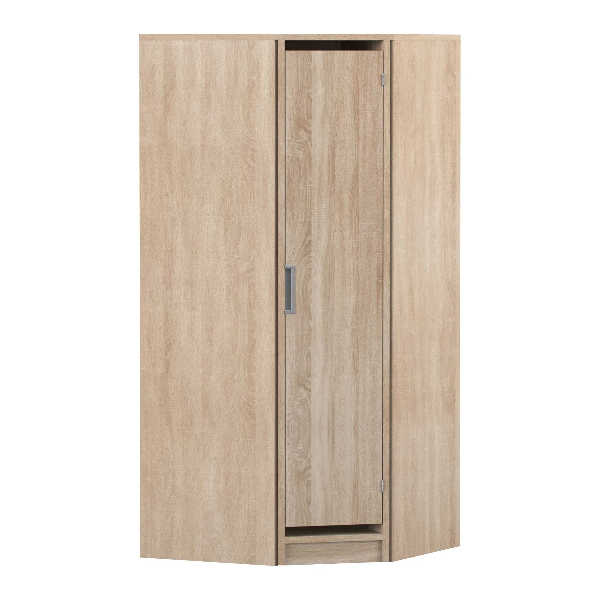 Wandregal, Schrank, Eiche, Holzoptik, Schranktür