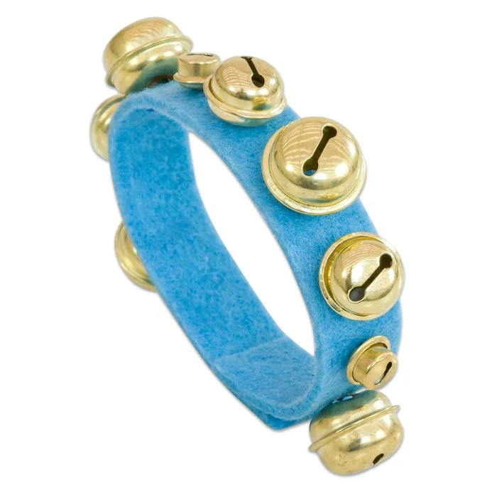 Schmuckband, Gehäuse, Schnallen, Kleine Glocken, Blau