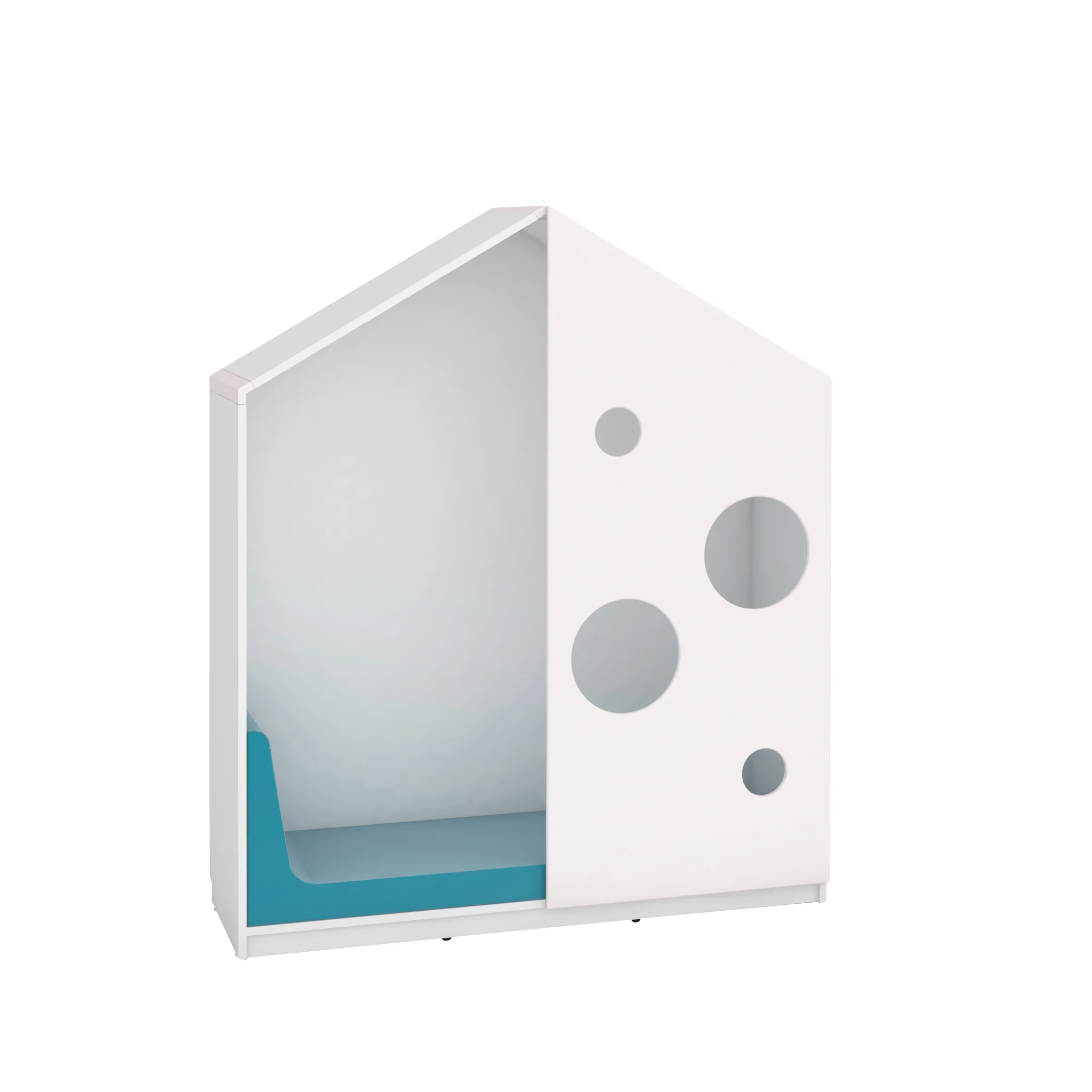 Kinderbett, Stockbett, Stoff-/Holzbettausstattung, Bett mit Locheingang, Hochbett-Design